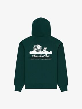 Aime Leon Dore Unisphere Hoodie in Botanical Green